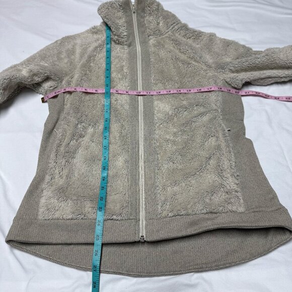 The North Face Furry Fleece Full-Zip Women’s Medium Beige/Taupe EUC - Picture 9 of 11